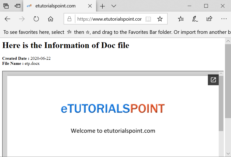 PHP Display Document