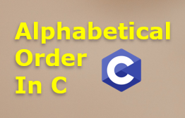 C program to arrange names in alphabetical order using pointers