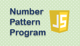 Number Pattern in Javascript