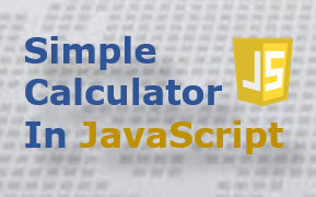Simple calculator using JavaScript