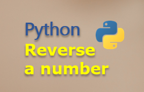 Python program to reverse a number