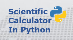 Scientific calculator in Python