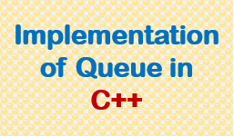 Queue implementation in c++