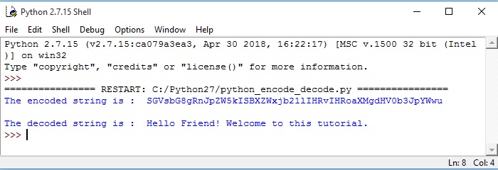 Python Encode Decode
