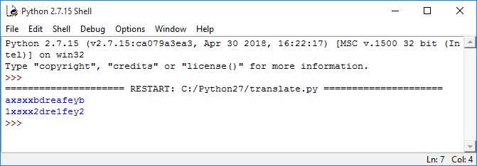 Python String Translate